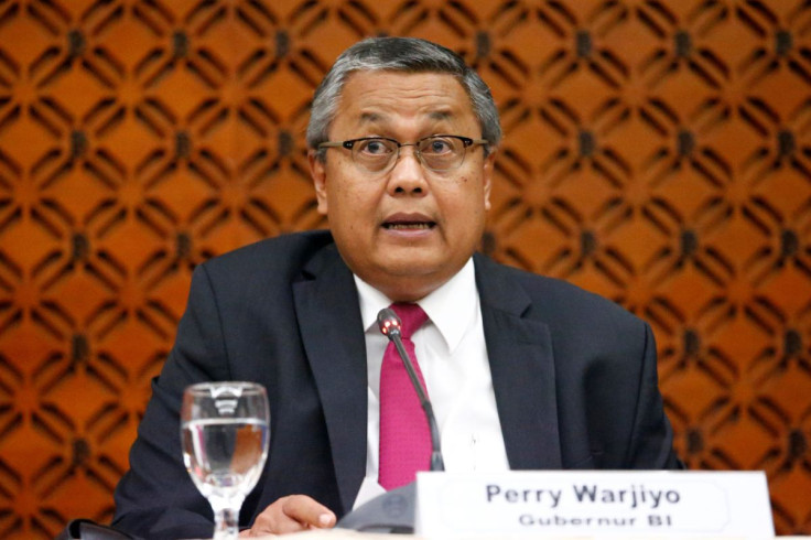 Indonesia's Central Bank Governor Perry Warjiyo speaks during a media briefing at Bank Indonesia headquarters in Jakarta, Indonesia, December 19, 2019.