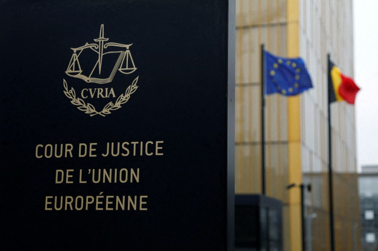 The entrance of the European Court of Justice is pictured in Luxembourg, January 26, 2017. Picture taken January 26, 2017. 