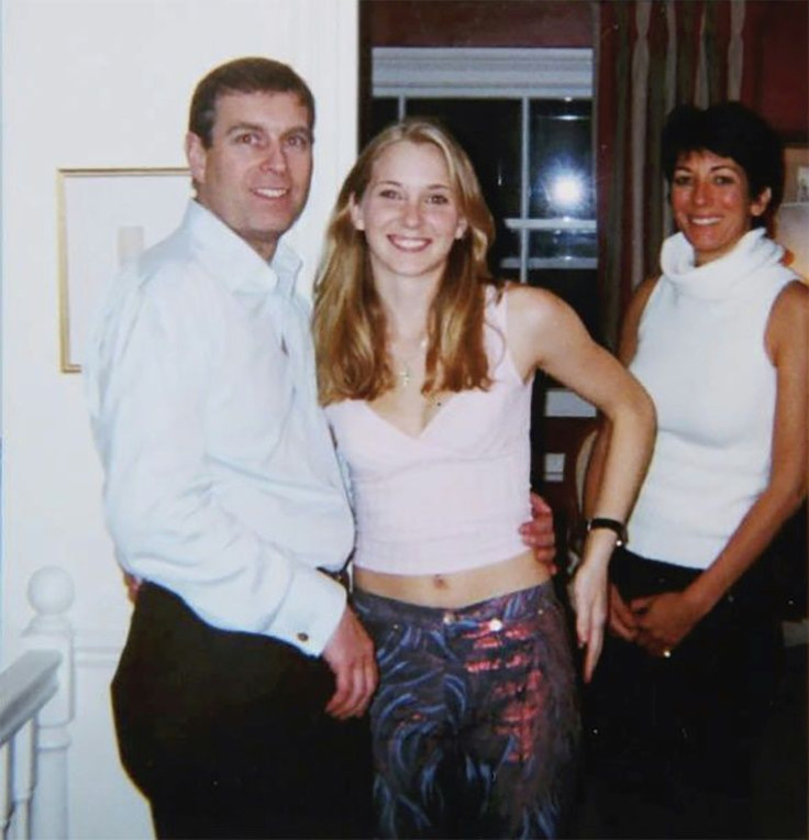 Andrew's lawyers have questioned the authenticity of a photo showing the prince with Giuffre and Ghislaine Maxwell