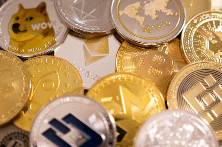 A representation of cryptocurrencies in this illustration taken, January 24, 2022.