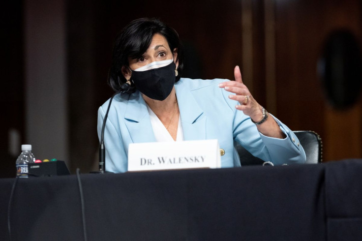 Dr. Rochelle Walensky, director of Centers for Disease Control and Prevention answers questions during a Senate Health, Education, Labor, and Pensions Committee hearing to examine the federal response to the coronavirus disease (COVID-19) and new emerging