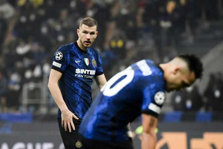 Edin Dzeko and Lautaro Martinez couldn't find their way past Liverpool's well-drilled defence