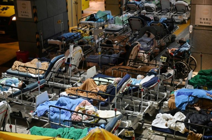 Hong Kong's healthcare system is buckling under an Omicron-fuelled coronavirus wave