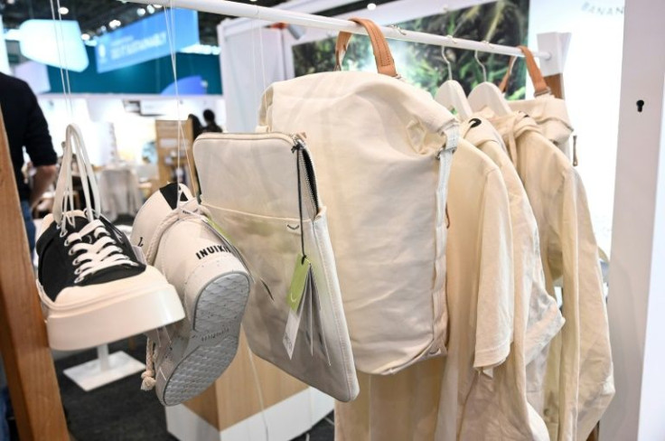 Shoes, bags and T-shirts by Bananatex, made from the leaves of Abaca banana plants