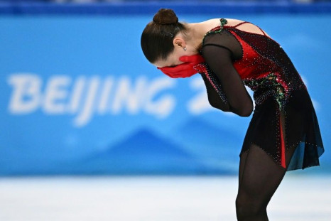 Kamila Valieva was distraught after finishing fourth in the Olympic final
