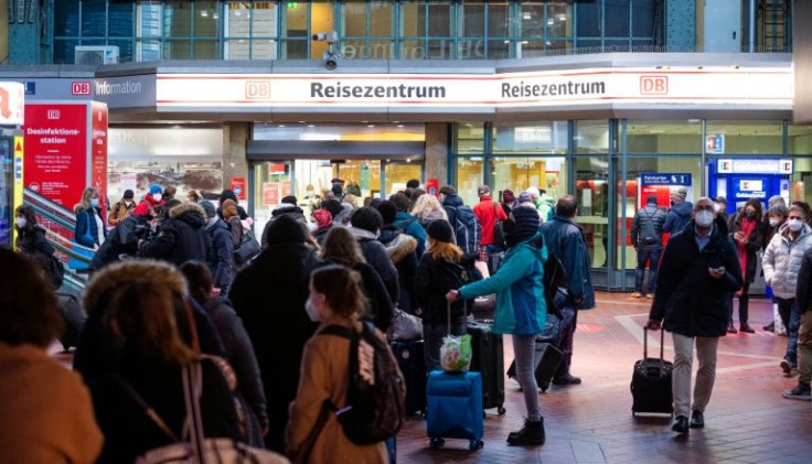 Long-distance trains were halted throughout northern Germany, including in Hamburg, Berlin and Bremen