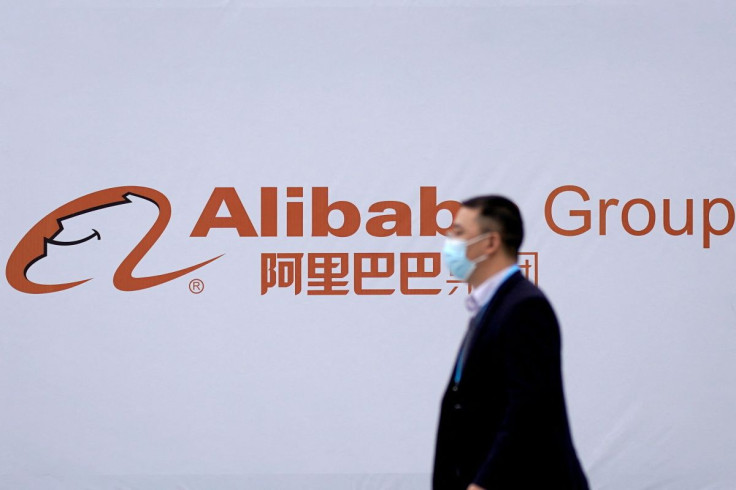 A logo of Alibaba Group is seen during the World Internet Conference (WIC) in Wuzhen, Zhejiang province, China, November 23, 2020.