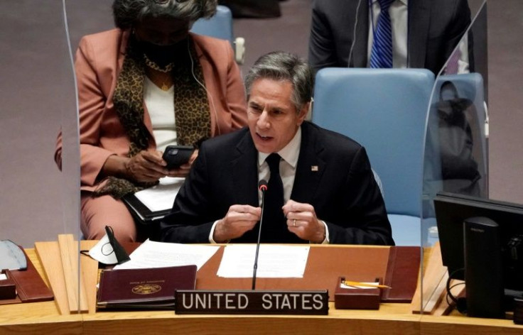 US Secretary of State Antony Blinken laid out Russia's alleged plans to invade Ukraine in detail to the UN Security Council