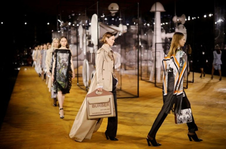 British luxury brand Burberry says it will hold a live show, but not as part of London Fashion Week