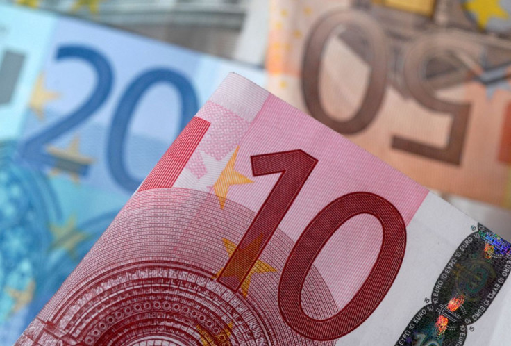 A picture illustration of euro banknotes, April 25, 2014. 