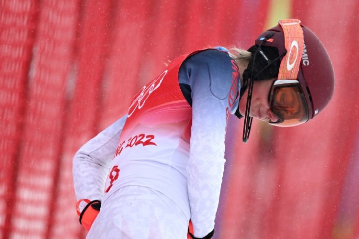 Mikaela Shiffrin failed to finish the womenâs alpine combined slalom on Thursday