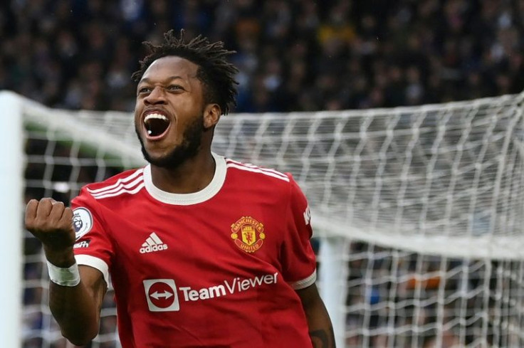 Super sub: Fred came off the bench to score for Manchester United