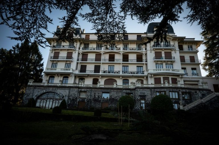 The former Hotel du Parc in Evian in central France, where the Evian Accords were concluded on March 18, 1962, paving the way to the independence of Algeria