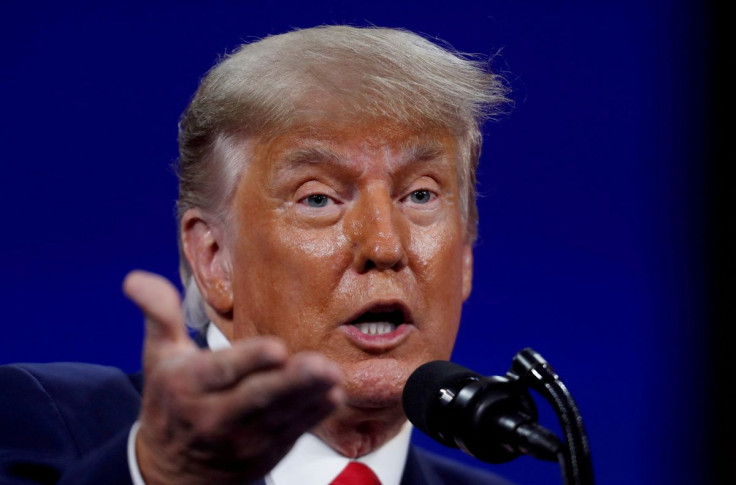 Former U.S. President Donald Trump speaks at the Conservative Political Action Conference (CPAC) in Orlando, Florida, U.S. February 28, 2021. 