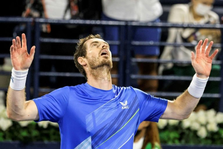 699 wins and counting: Andy Murray reacts after defeating Christopher O'Connell