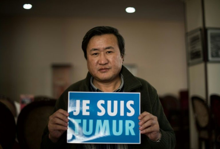 Mongolian campaigner Munkhbayar Chuluundorj (pictured in 2015) was arrested Friday on suspicion of 'receiving instructions and funds from a foreign intelligence group', the country's spy agency said