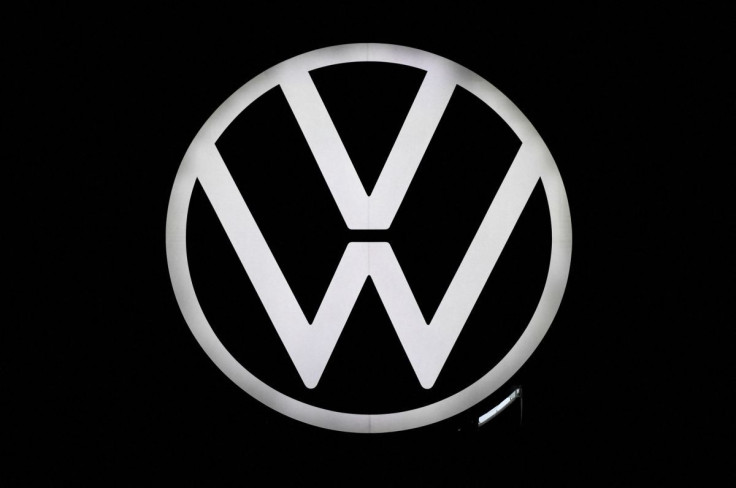 A new logo of German carmaker Volkswagen is unveiled at the VW headquarters in Wolfsburg, Germany September 9, 2019. 