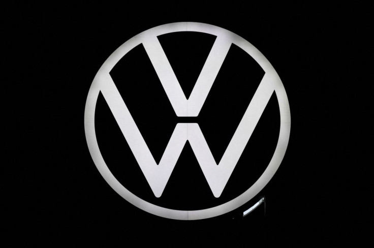 A new logo of German carmaker Volkswagen is unveiled at the VW headquarters in Wolfsburg, Germany September 9, 2019.