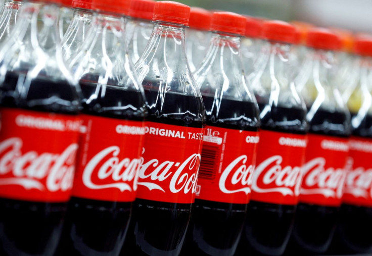 Bottles of Coca-Cola are seen at a Carrefour Hypermarket store in Montreuil, near Paris, France, February 5, 2018.