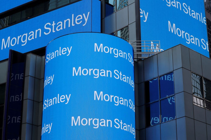 A sign is displayed on the Morgan Stanley building in New York U.S., July 16, 2018.
