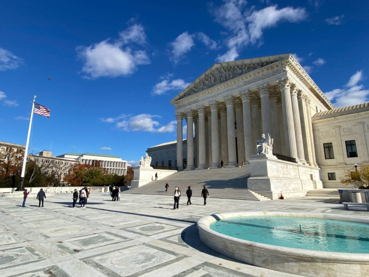 A general view of the U.S. Supreme Court building in Washington, U.S., November 26, 2021. 