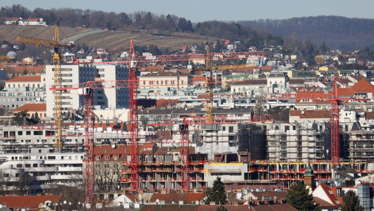 A view of apartments under construction in Vienna, Austria, February 10, 2022. Picture taken February 10, 2022.  