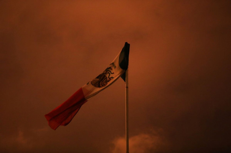 A Mexican flag is seen at the Cactus gas processing center, operated by state oil company Pemex, in Chiapas, Mexico, October 18, 2021.