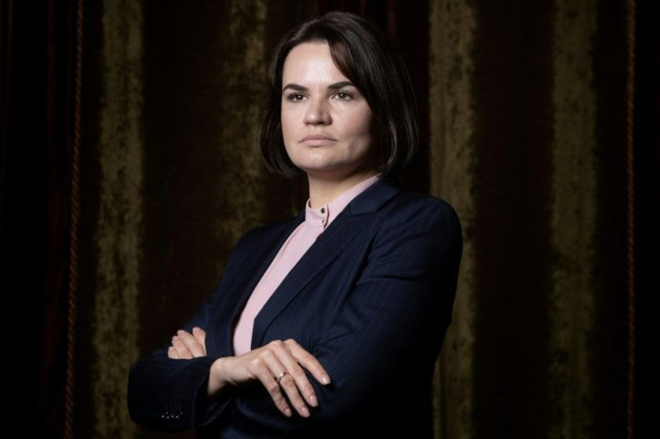 Svetlana Tikhanovskaya said Belarus needed to fight "for our independence."