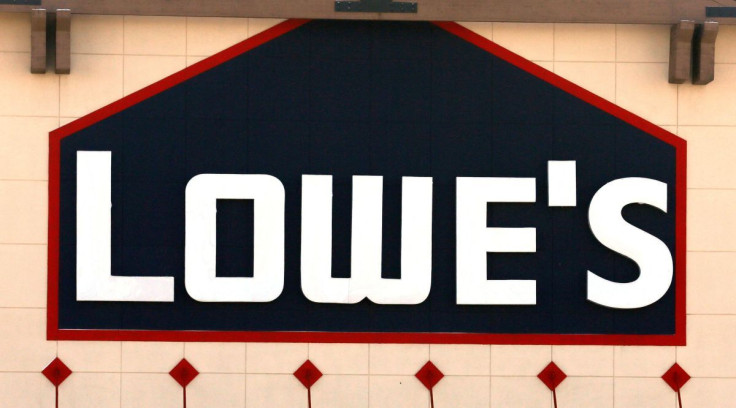 A view of the sign outside the Lowes store in Westminster, Colorado February 26, 2014.  