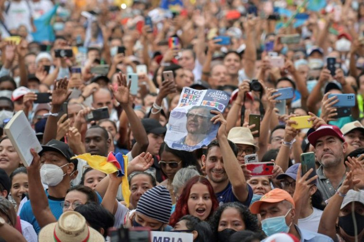 Gustavo Petro is seen as an inspiring orator
