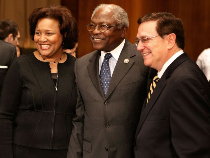 Judge Michelle Childs (L) is among the leading candidates for the upcoming vacancy on the US Supreme Court