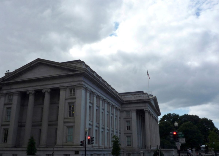 The U.S. Treasury building is seen in Washington, September 29, 2008. 