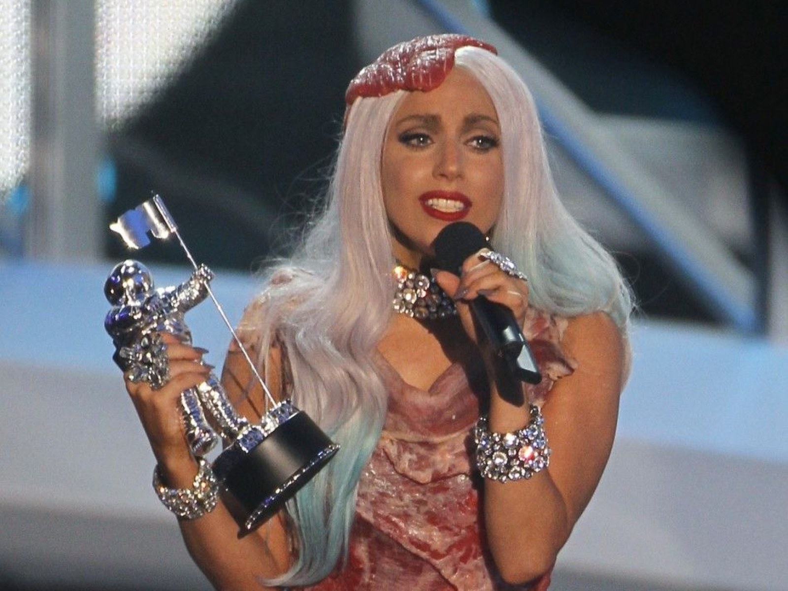 Lady Gaga's meat dress enters 'Rock Hall of Fame' | IBTimes Lady Gaga's meat dress enters 'Rock Hall of Fame' | IBTimes