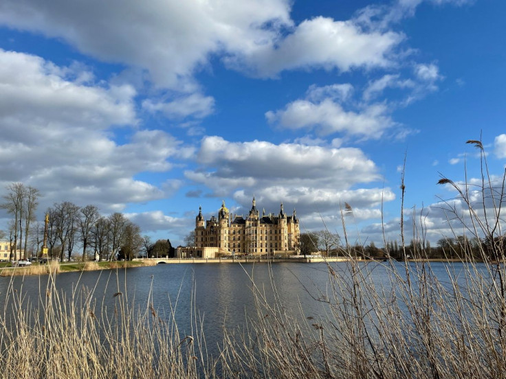 A general view shows the Schwerin castle, housing the state parliament of Mecklenburg-Vorpommern in Schwerin, Germany February 23, 2022.  