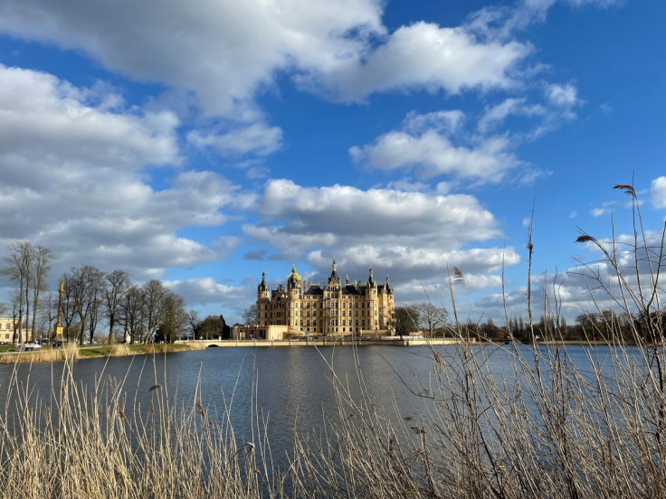 A general view shows the Schwerin castle, housing the state parliament of Mecklenburg-Vorpommern in Schwerin, Germany February 23, 2022.