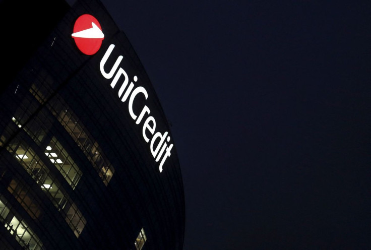 The headquarters of UniCredit bank is seen in downtown Milan, Italy, February 8, 2016. 