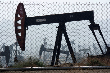 Petroleum pump jacks are pictured in the Kern River oil field in Bakersfield, California November 9, 2014. 