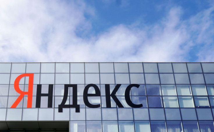 The logo of Russian internet group Yandex is pictured at the company's headquarter in Moscow, Russia October 4, 2018.