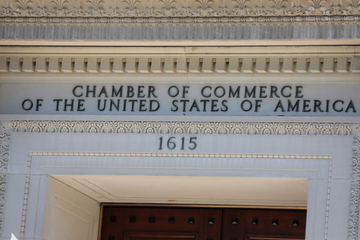 The United States Chamber of Commerce building is seen in Washington, D.C., U.S., May 10, 2021. 