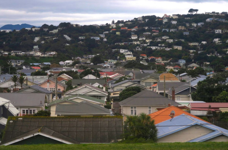 FILE PHOTO - Residential houses are seen in Wellington, New Zealand, July 1, 2017.