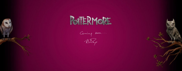 Mysterious Pottermore website by JK Rowling unveiled.
