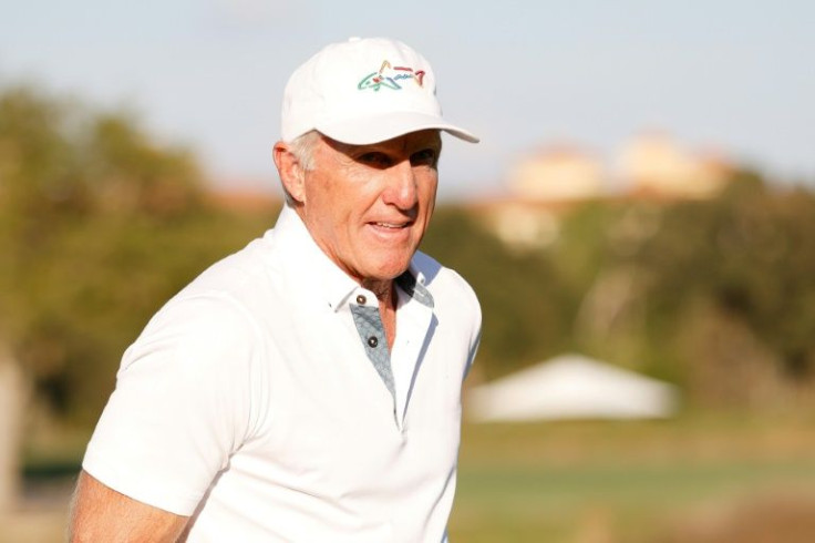 Australian Greg Norman at the QBE Shootout in December 2021