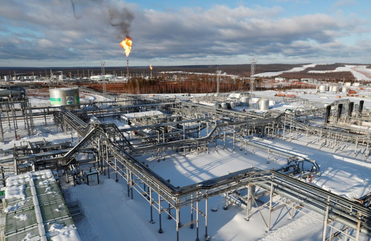 A general view shows an oil treatment plant in the Yarakta Oil Field, owned by Irkutsk Oil Company (INK), in Irkutsk Region, Russia March 10, 2019. Picture taken March 10, 2019.