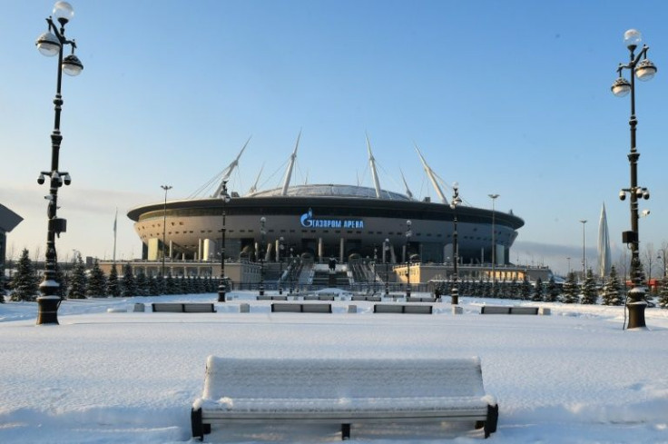 The Gazprom Arena in Saint Petersburg has been stripped of this season's Champions League final