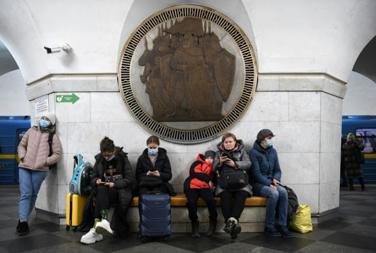 In the capital, many residents fled their homes and took shelter in the city's subway system