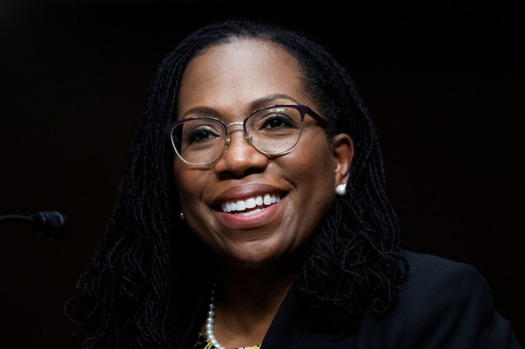 Ketanji Brown Jackson, nominated to be a U.S. Circuit Judge for the District of Columbia Circuit, testifies before a Senate Judiciary Committee hearing on pending judicial nominations on Capitol Hill in Washington, U.S., April 28, 2021. Tom Williams/Pool 