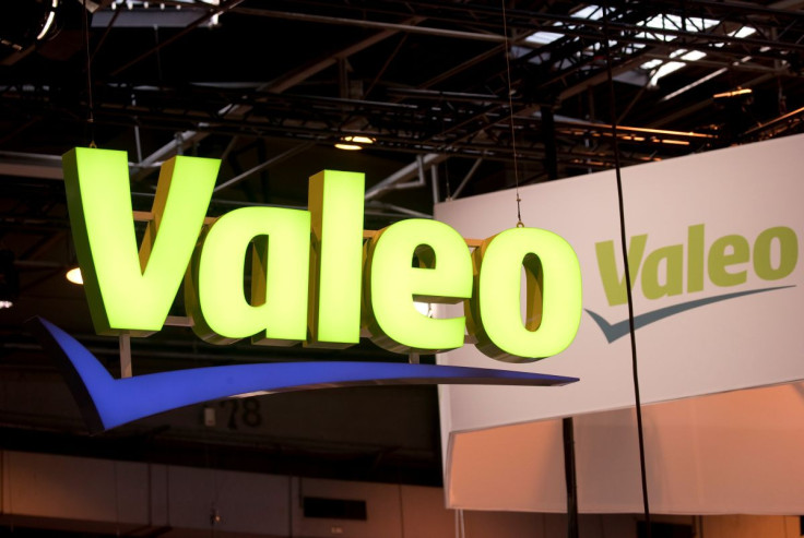 The logo of Valeo is pictured during the Viva Tech start-up and technology summit in Paris, France, May 25, 2018.