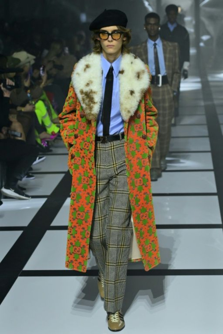 Gucci designer Alessandro Michele's vintage mash-ups were still front and centre
