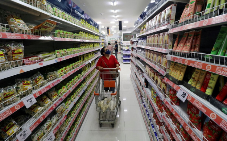 A woman shops inside the Big Bazaar retail store in Mumbai, India, November 25, 2020. 