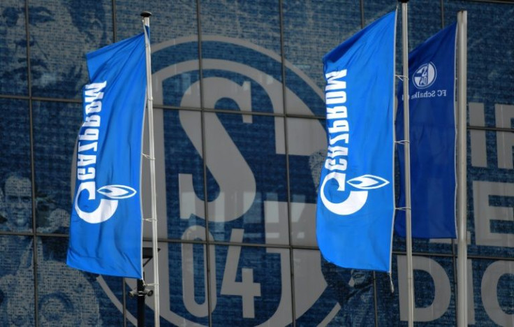 Schalke said they would be removing the name of main sponsor Gazprom